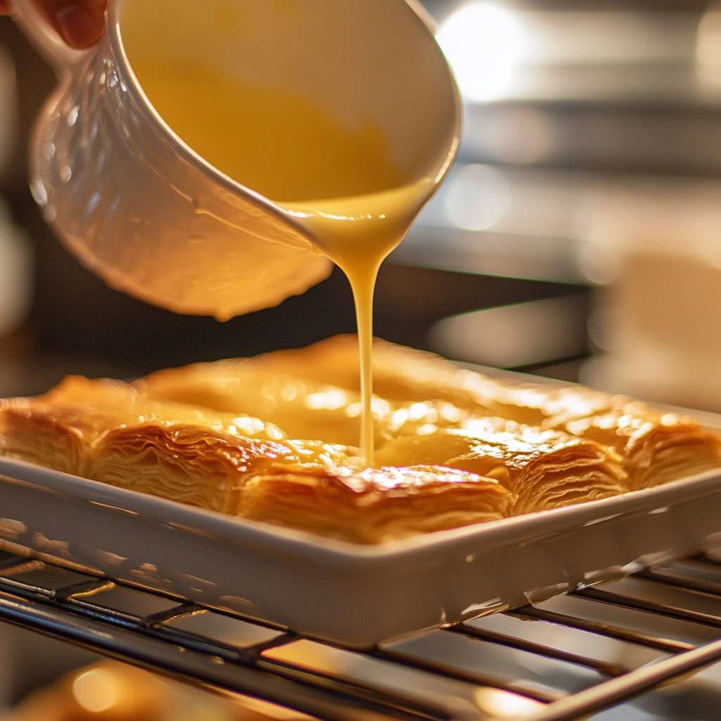 Greek Dessert Recipes That Spark Joy: Sweet Classics From My Kitchen 11 galaktoboureko preparation