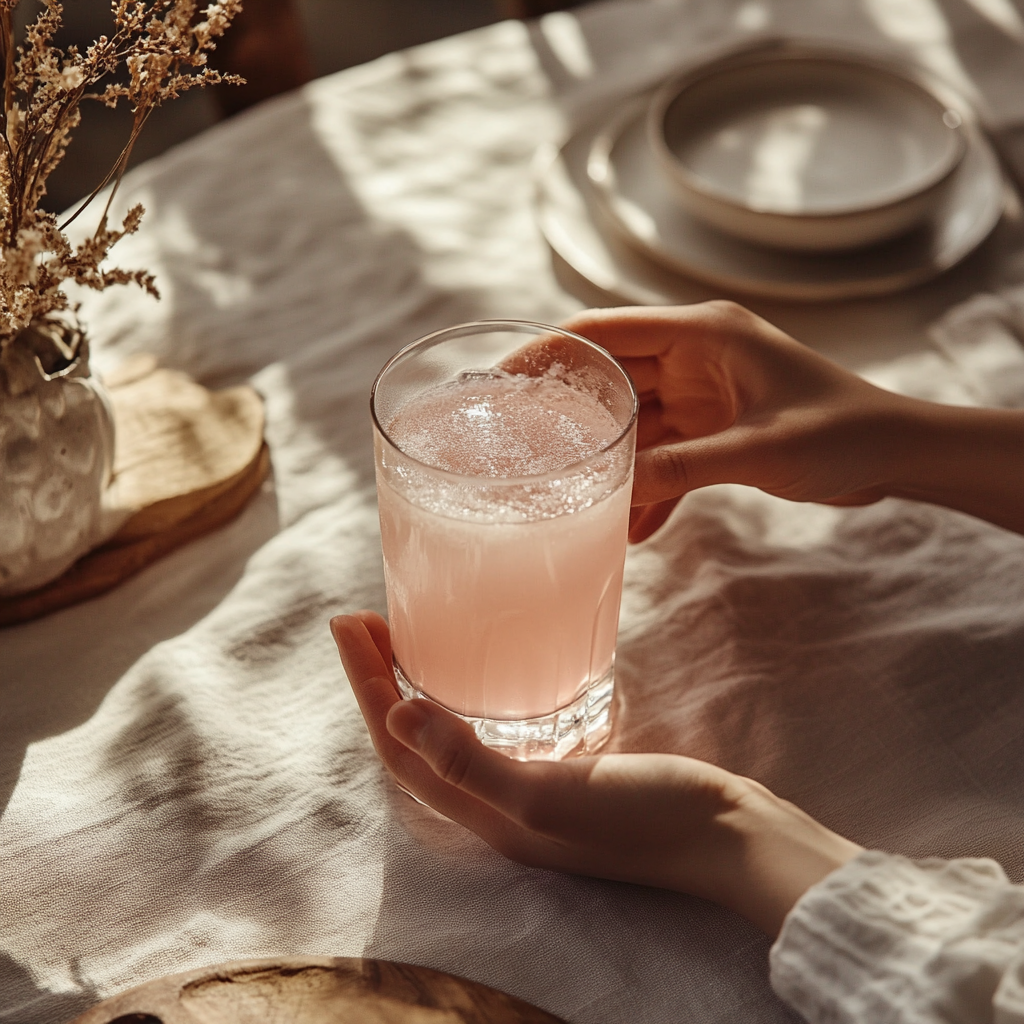 Pink Salt Trick: The Truth About This Trending Weight Loss Hack 10 mahbots A persons hands gently holding a glass of pink salt w c76e8683 fb67 4ae9 b7bd dc3d5fb65fea 1
