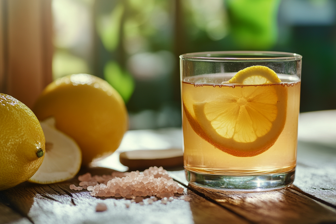 Pink salt trick for women detox drink