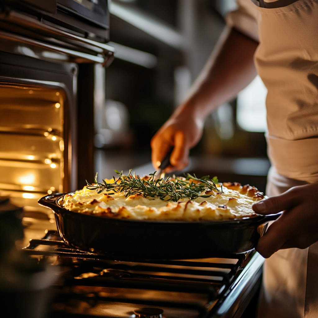 Shepherd’s Pie Gluten Free Recipe That Tastes Like Real Comfort 8 Chef in Dubai kitchen baking shepherd’s pie gluten free recipe