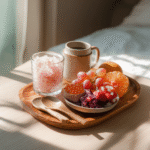 Japanese Pink Salt Recipe: The Natural Trick Everyone's Talking About 6 Japanese pink salt drink served on a breakfast table
