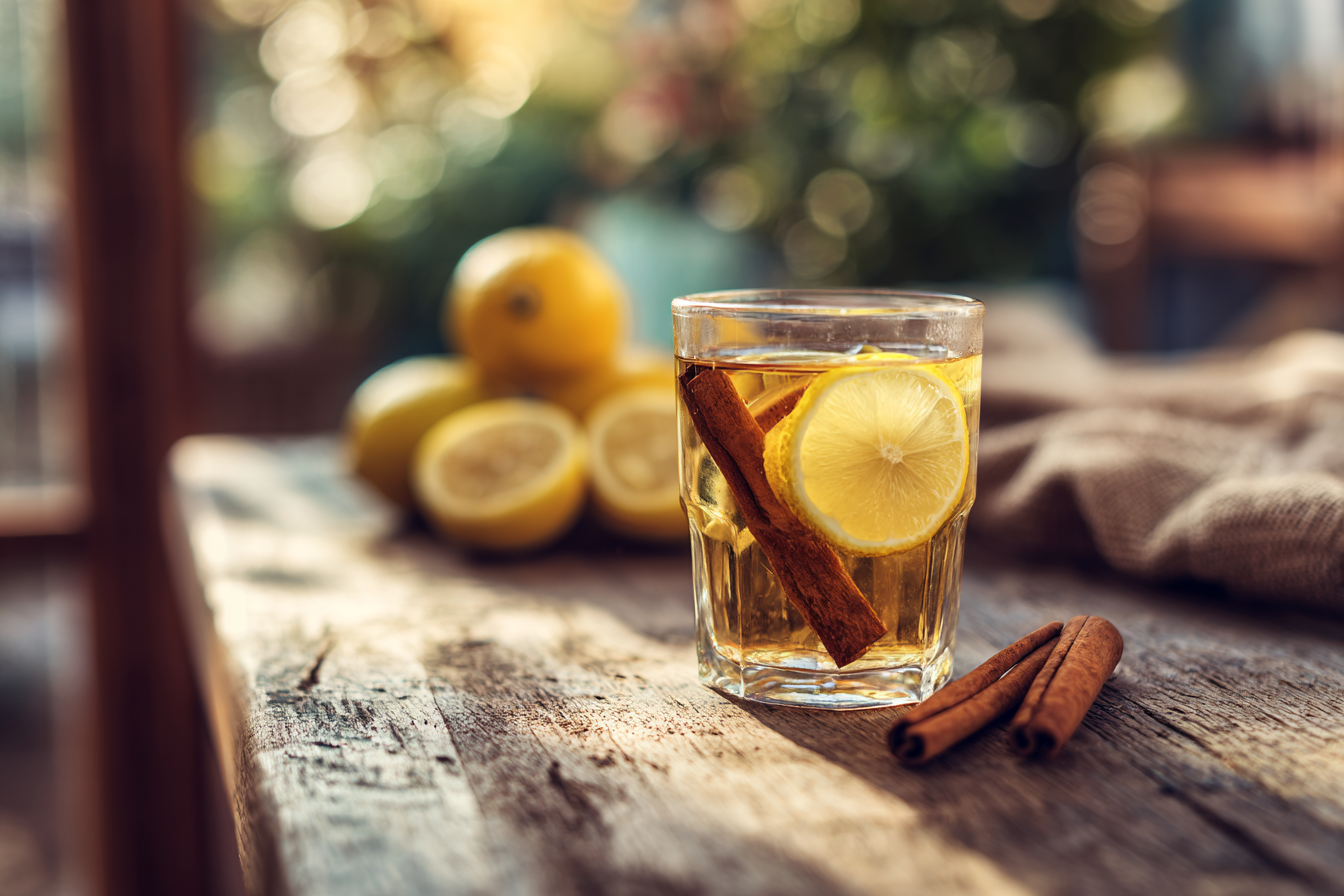 weight loss with apple cider vinegar recipe glass with lemon