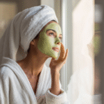 Homemade Skincare Recipes That Actually Work (Natural, Easy & Effective) 7 Applying avocado honey face mask at home