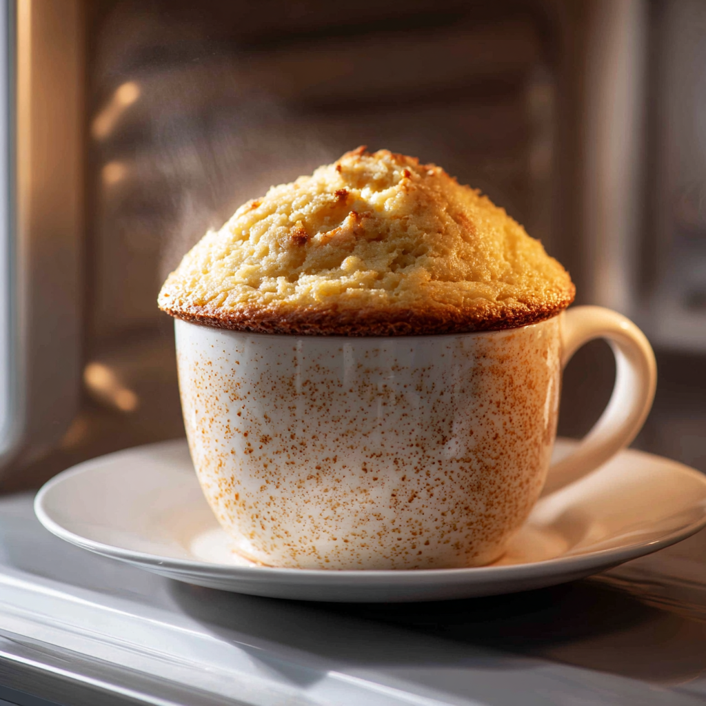 High Protein Dessert Recipes for Weight Loss: Guilt-Free Sweet Cravings 4 protein mug cake in microwave